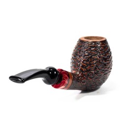 Pipe Santambrogio Rusticated Bent Apple SA 2687 | Buy Now