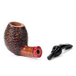 Pipa Santambrogio Rusticata Bent Apple SA 2687 | Pipeonline