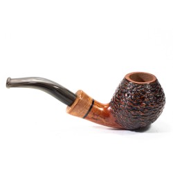Pipe Santambrogio Rusticated Bent Apple SA 2684 | Buy Now