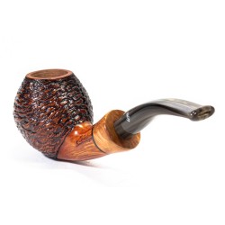 Pipa Santambrogio Rusticata Bent Apple SA 2684 | Pipeonline