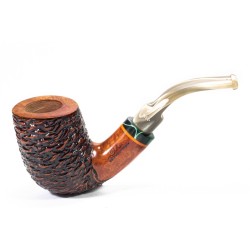 Pipa Santambrogio Rusticata Bent Billiard SA 2686 | Pipeonline