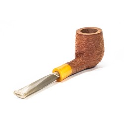 Pipa Santambrogio Rusticata Naturale Billiard SA 2670 | Pipeonline