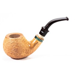 Pipa Santambrogio Rusticata Naturale Bent Apple SA 2672 | Pipeonline