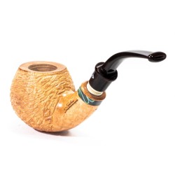 Pipe Santambrogio Rusticated Natural Bent Apple SA 2672 | Buy Now
