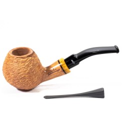 Pipa Santambrogio Rusticata Naturale Bent Apple SA 2673 | Pipeonline