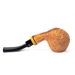 Pipe Santambrogio Rusticated Natural Bent Apple SA 2673 | Buy Now