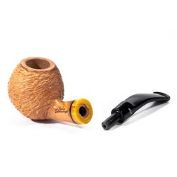 Pipa Santambrogio Rusticata Naturale Bent Apple SA 2673 | Pipeonline