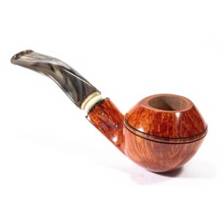 Pipa Santambrogio Liscia FP Bent Rhodesian SA 25145 | Pipeonline