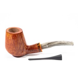 Pipa Santambrogio Liscia FX Grande Bent Billiard SA 2694 | Pipeonline