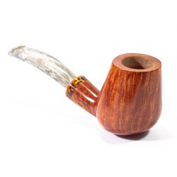 Pipa Santambrogio Liscia FX Grande Bent Billiard SA 2694 | Pipeonline