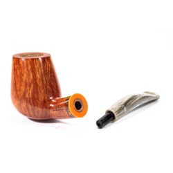 Pipa Santambrogio Liscia FX Grande Bent Billiard SA 2694 | Pipeonline