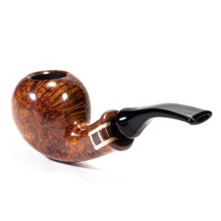 Pipa Vauen Gulliver Liscia Modello GV 113 Bent Apple