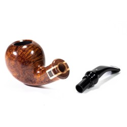 Pipa Vauen Gulliver Liscia Modello GV 113 Bent Apple