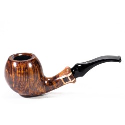 Pipa Vauen Gulliver Liscia Modello GV 177 Bent Apple