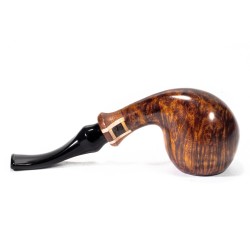 Pipa Vauen Gulliver Liscia Modello GV 177 Bent Apple
