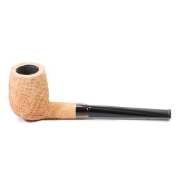 Pipa in Radica Tristan Handmade Rusticata Naturale Billiard
