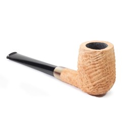 Briar Pipe Tristan Handmade Rusticated Natural Billiard