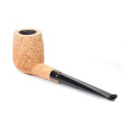 Pipa in Radica Tristan Handmade Rusticata Naturale Billiard