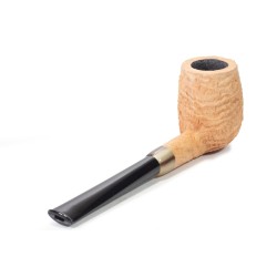 Pipa in Radica Tristan Handmade Rusticata Naturale Billiard