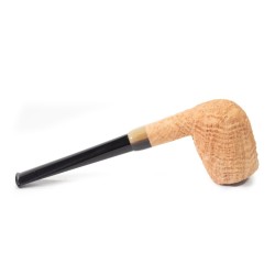 Pipa in Radica Tristan Handmade Rusticata Naturale Billiard