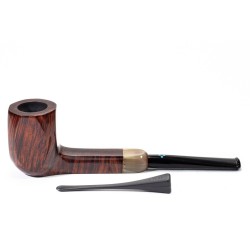 Briar Pipe Sasieni 4 Dot Walnut Smooth Square Panel