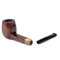 Briar Pipe Sasieni 4 Dot Walnut Smooth Square Panel
