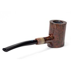 Briar Pipe Sasieni 4 Dot Walnut Smooth Cherrywood