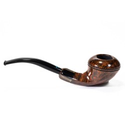 Briar Pipe Sasieni 4 Dot Walnut Smooth Bent Rhodesian