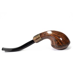 Briar Pipe Sasieni 4 Dot Walnut Smooth Bent Rhodesian