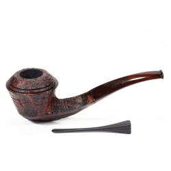 Briar Pipe Demua Sandblasted Bent Rhodesian DE 2605 | Buy Now