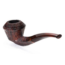 Briar Pipe Demua Sandblasted Bent Rhodesian DE 2605 | Buy Now