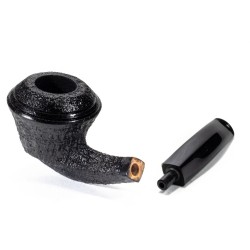 Briar Pipe Demua Sandblasted Bent Rhodesian DE 2603 | Buy Now