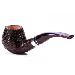 Pipa Savinelli Bacco 645 KS Rusticata Bent Brandy