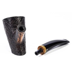 Briar Pipe Becker 2 Clubs Sandblasted Cherrywood BK 2110 | Buy Now