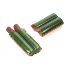 Cigar Case Lubinski for 2 Half Toscano Cigars