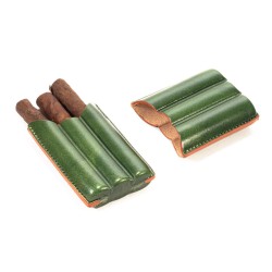 Cigar Case Lubinski for 3 Half Toscano Cigars