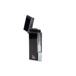 Accendino a Pietrina Lubinski Roma Nero e Argento