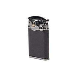 Lubinski Palermo Jet Flame Lighter Chrome Black